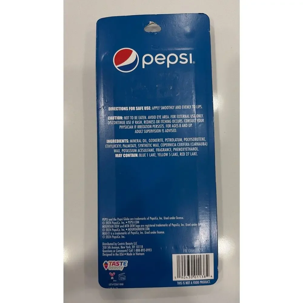 Pepsi & Mountain Dew Flavored Lip Balm Set - 10 Pack Of Soda-Inspired Scents